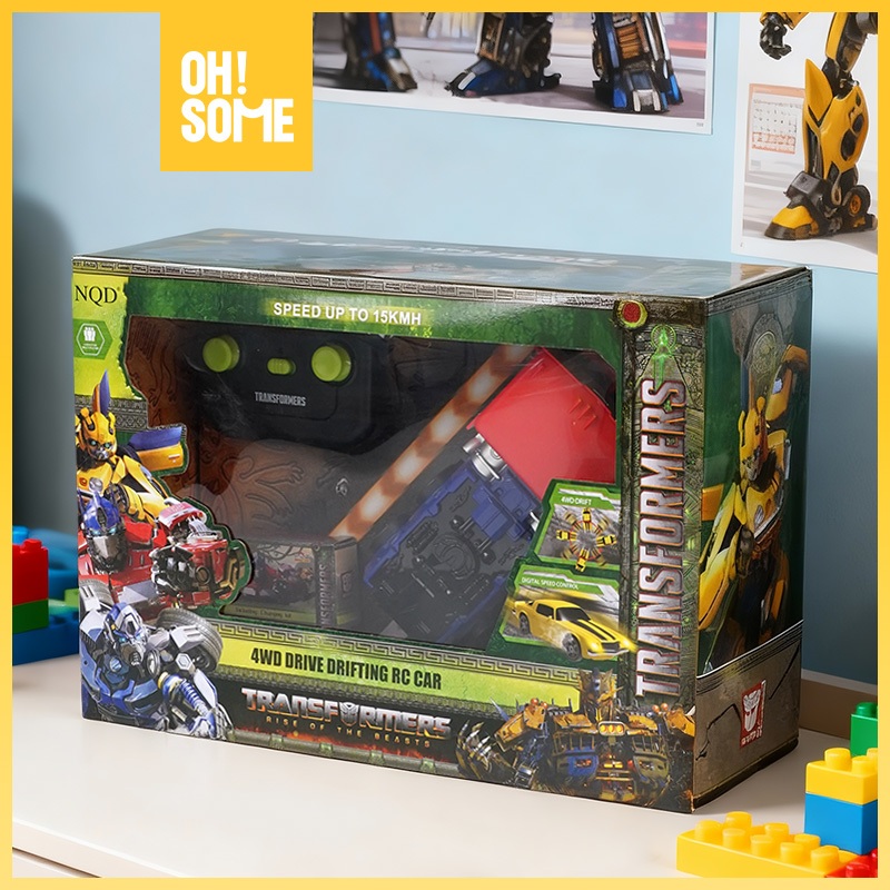 OHSOME - NQD Mobil Remote Control Transformers Optimus Prime -  Mainan Remot Kontrol Drifting Car Se