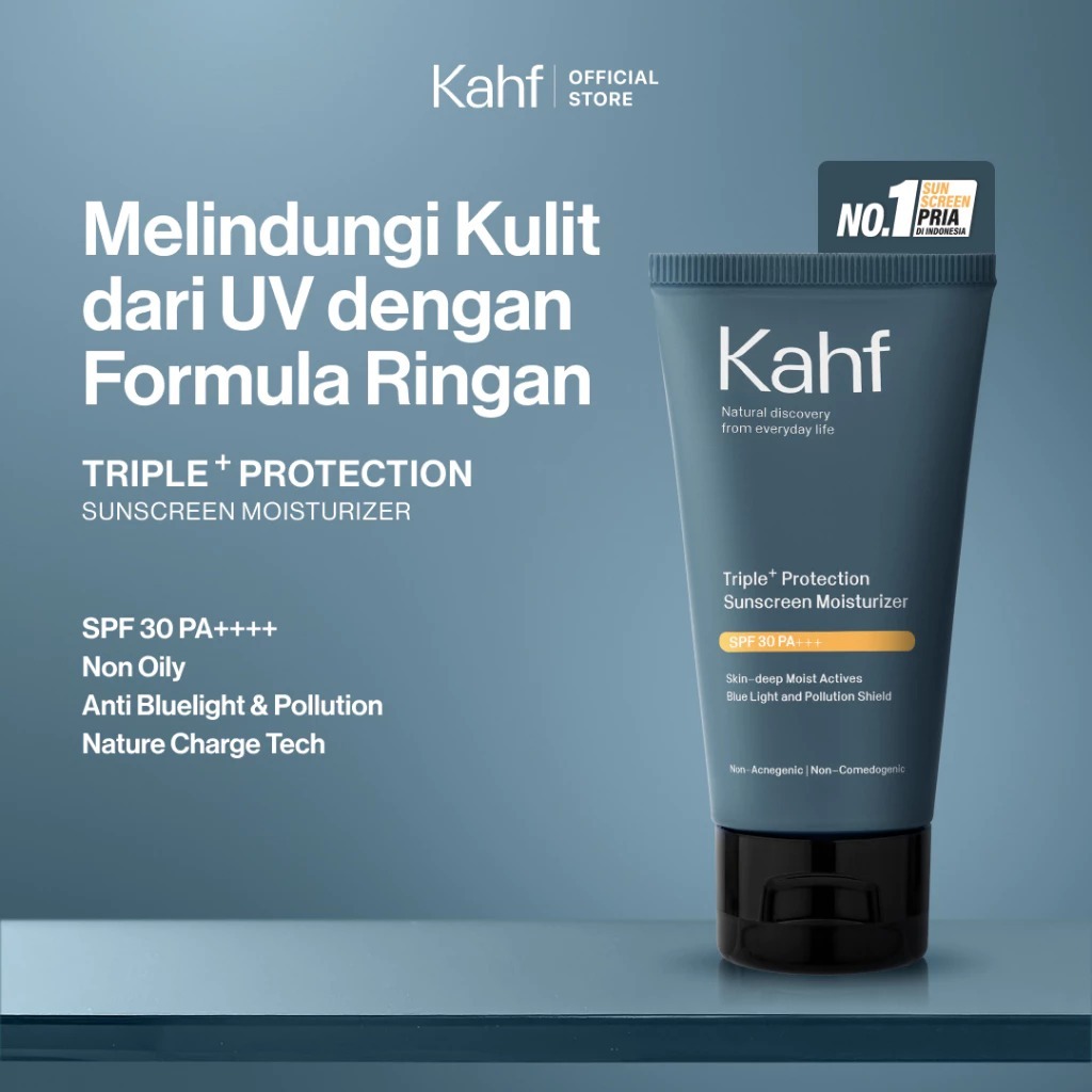 KAHF SUNSCREEN 30ML MOISTURIZER / KAHF TRIPLE+ PROTECTION SUNSCREEN MOISTURIZER