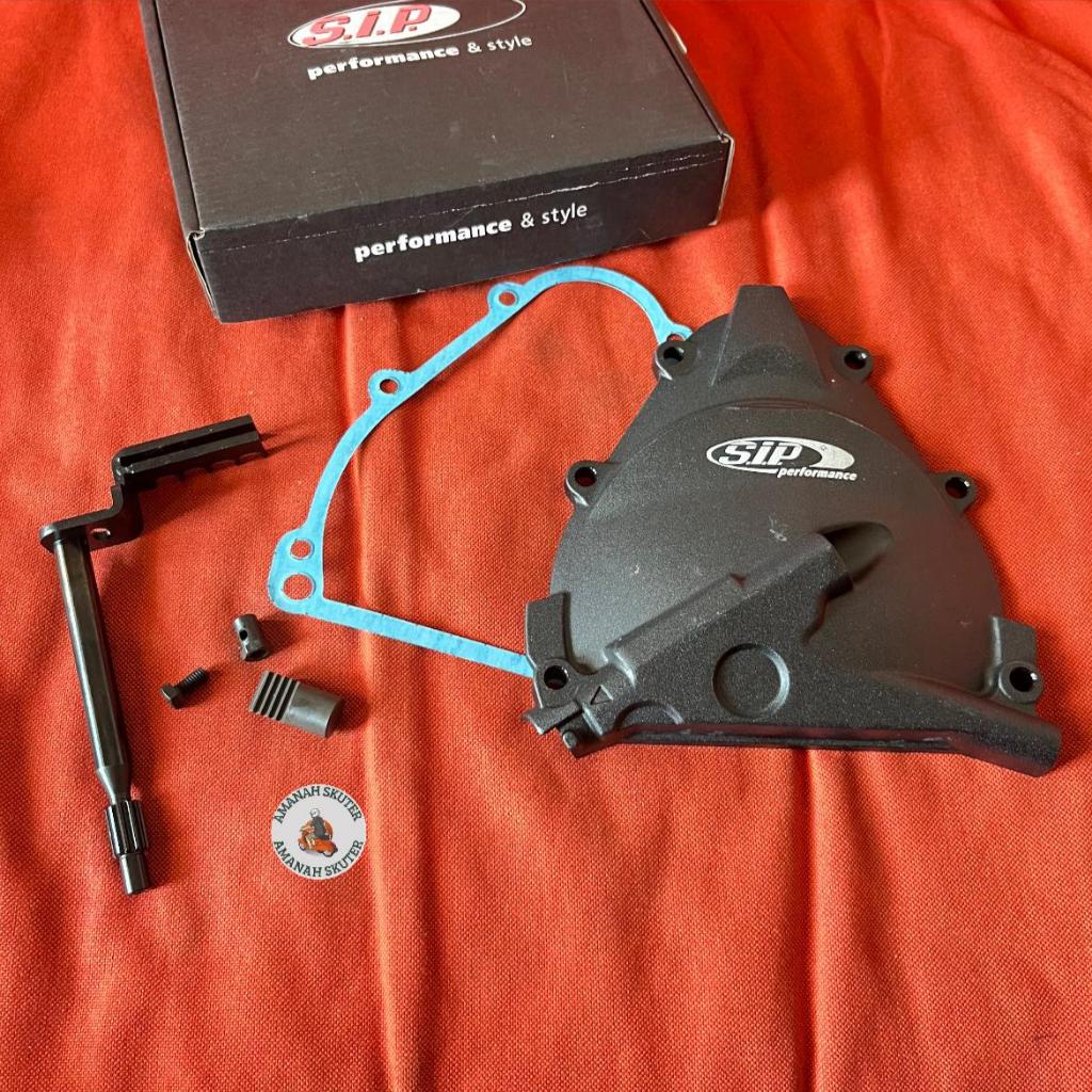 Tutup kopling Set forged CNC SIP 2.0 Hitam utk smallframe PTS dkk
