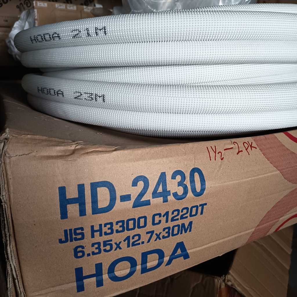 Pipa AC HODA 0.6mm 2430 1/4 x 1/2 (1,5 PK- 2 PK) PERMETER
