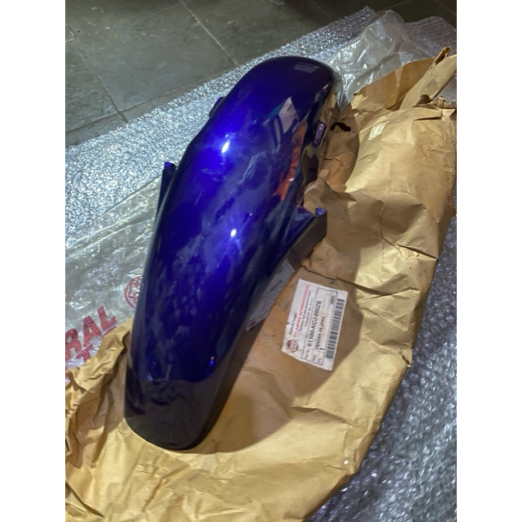 spakbor depan honda tiger lawas 2000 lama tilas tilam warna violet ungu original ori 61100-kcj-690