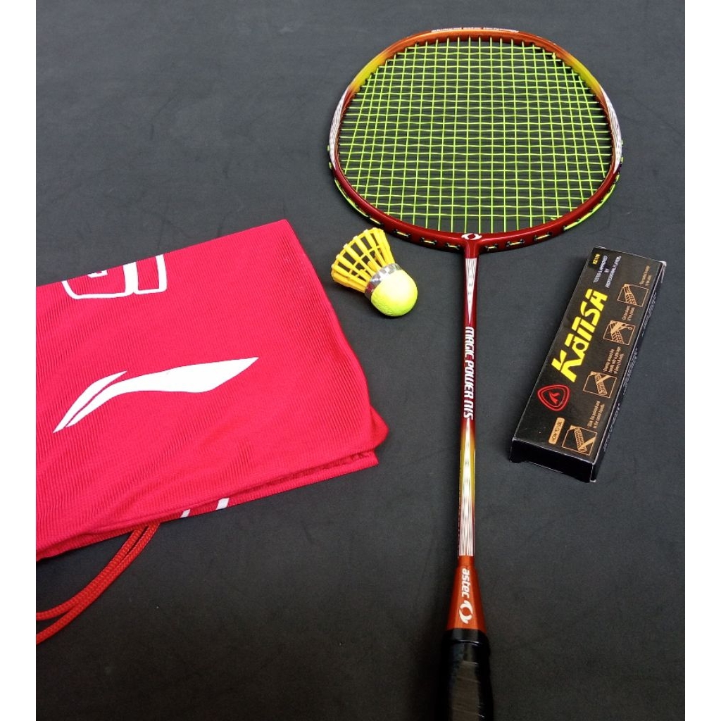 Raket badminton bulutangkis bekas second original astec magic n15