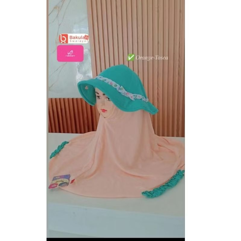 Sale Kerudung instan anak Rabbani Ori_Bani Krukid Kamilla_Diskon 50%