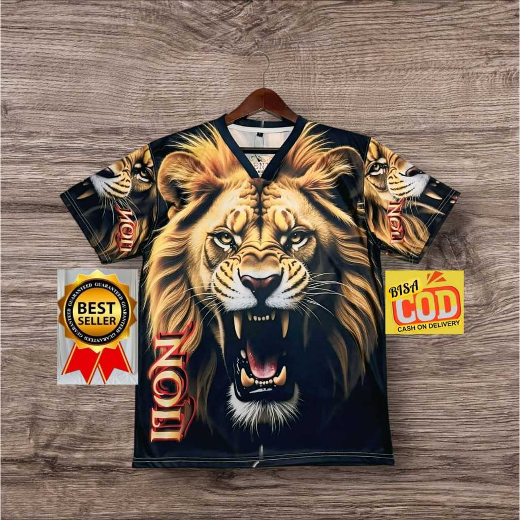 KAOS JERSEY LION BAHAN DRYFIT