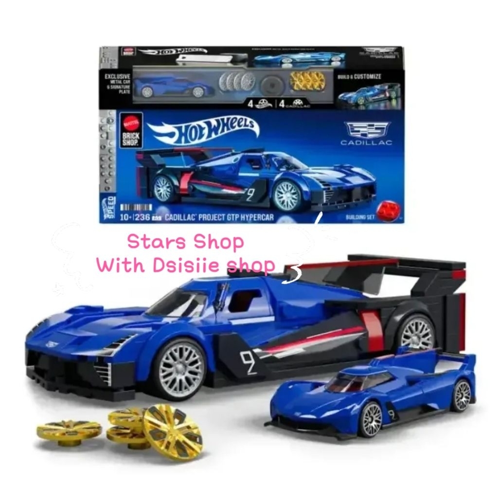 Hot Wheels Mattel Brick Shop Cadillac Project GTP Hypercar Original