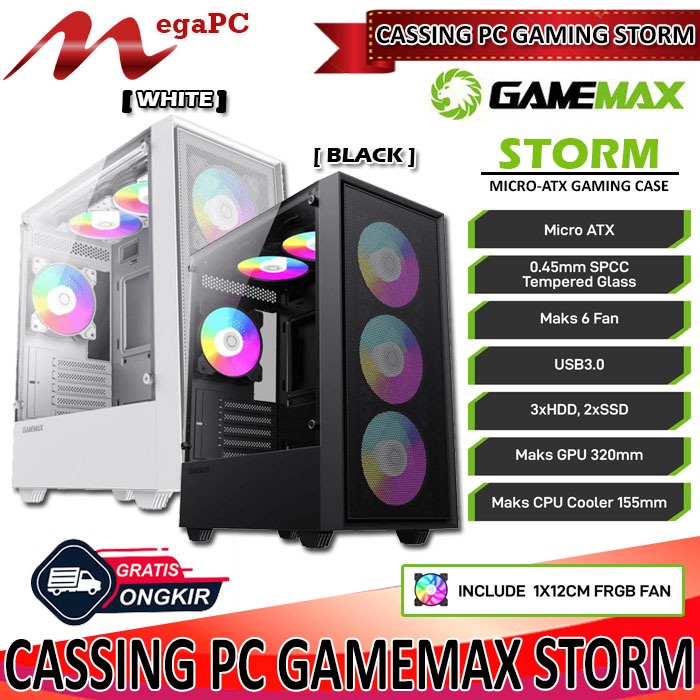 PC Case / Cassing PC Gaming Gamemax Storm MATX