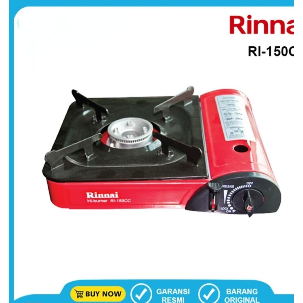 RINNAI PORTABLE RI 150CC / Kompor Rinnai Portable RI 150CC Plus Koper