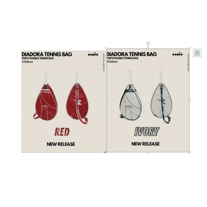 Diadora Forte Tennis bag [Red/Ivory]