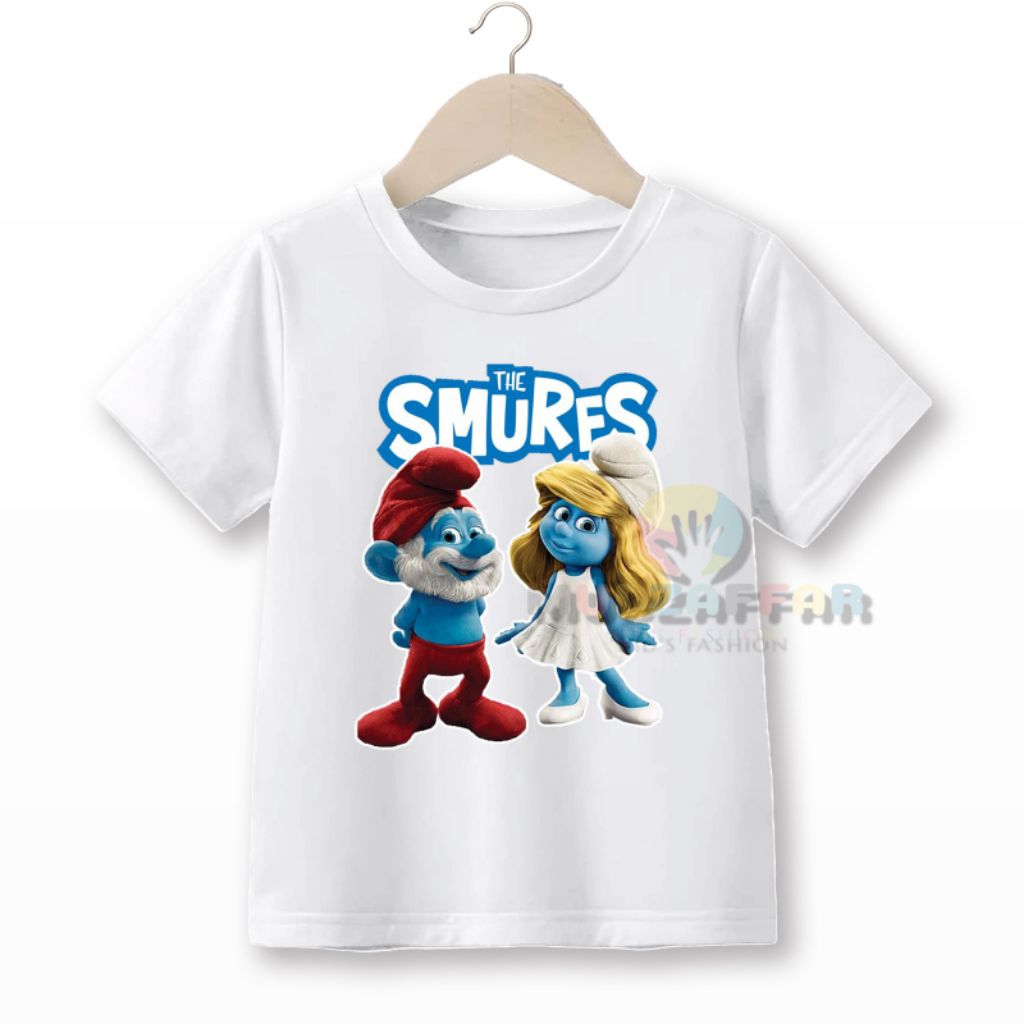 BAJU KAOS ANAK THE SMURFS KAOS ANAK THE SMURFS KARAKTER