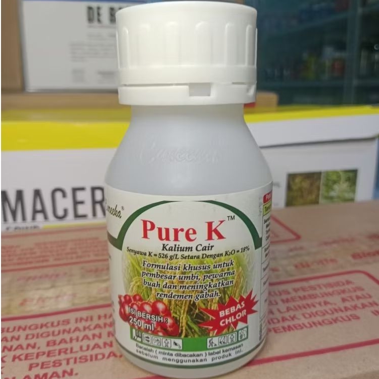 Pure K pupuk kalium cair.kemasan 250ml.