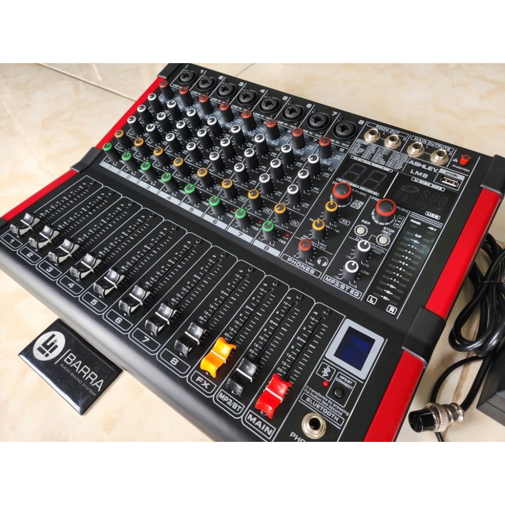 MIXER AUDIO ASHLEY LM8 ORISINIL BEKAS 2ND