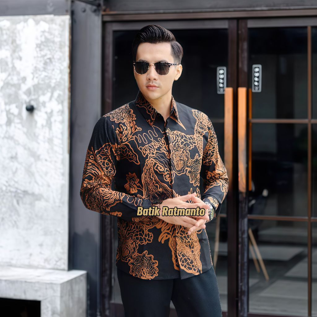 KEMEJA BATIK SILIWANGI SOGAN// KATUN PRIMISIMA //FURING