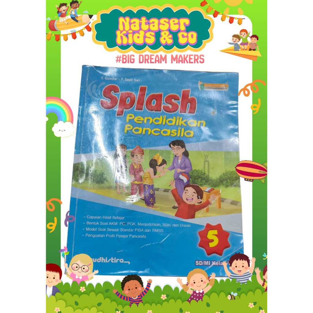 BUKU BEKAS SPLASH PENDIDIKAN PANCASILA (PPKN) KELAS 4 DAN 5