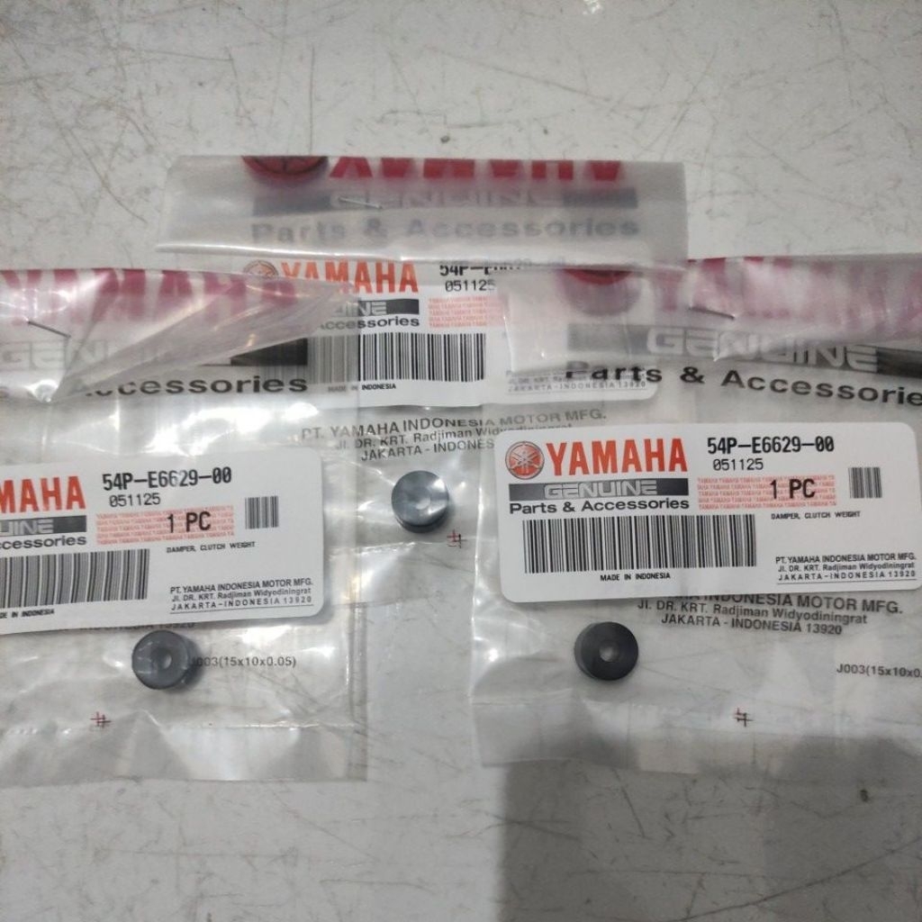 Karet Damper Kampas Ganda Set Mio J Soul GT XRide Fino FI 115 Gear 125 Original Yamaha 54P-E6629-00 
