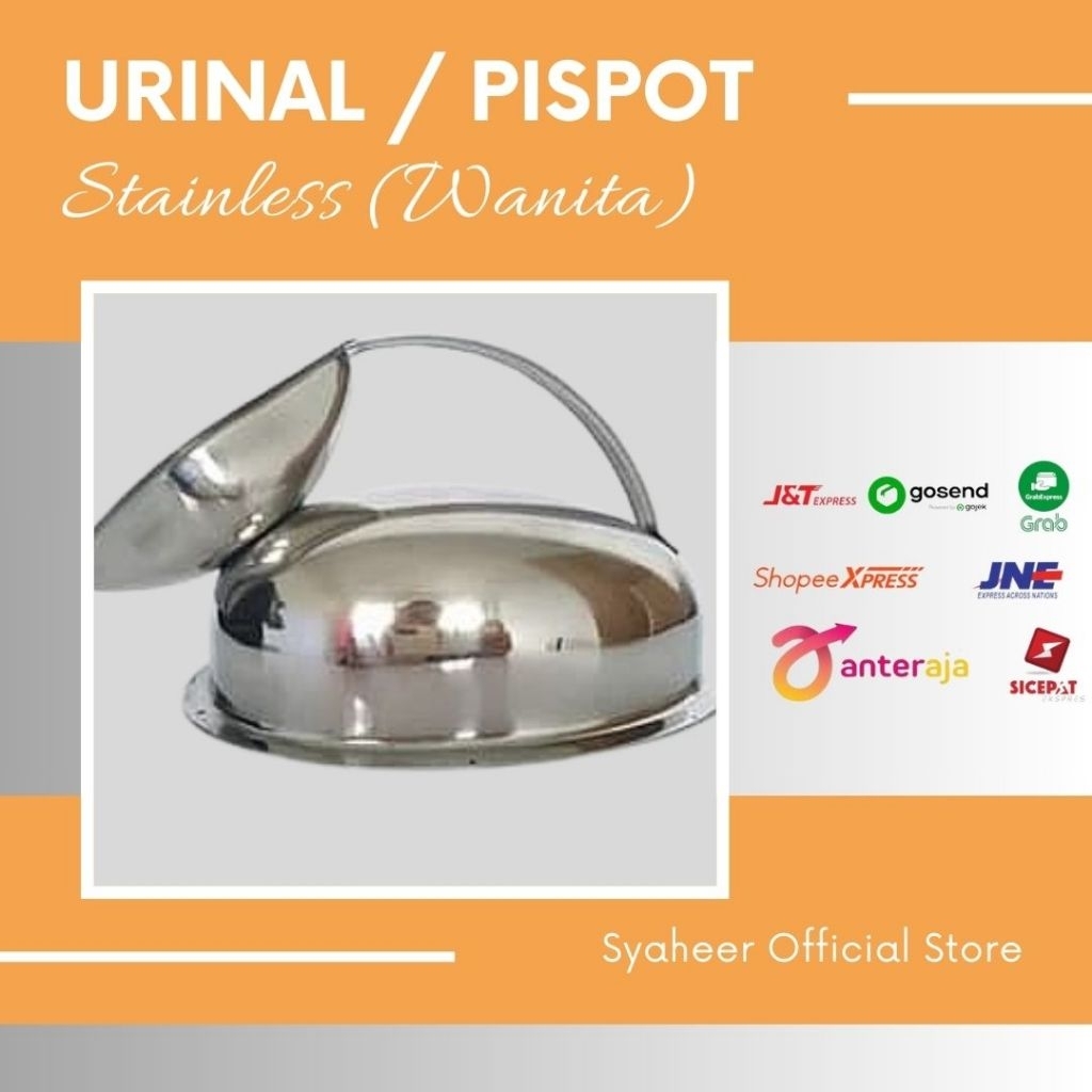Urinal Cewe Stainles / Pispot Wanita ss