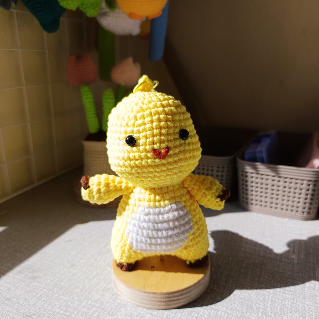 Gantungan Kunci Rajut Nailong-Nailong Dragon Keychain - Keychain Nailong Amigurumi