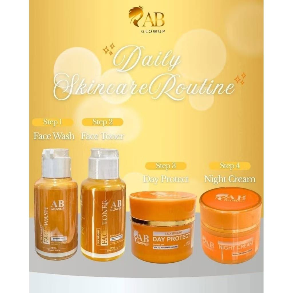 AB GLOW/AB GOLD PREMIUM/AB GLOW SKINCARE/SKINCARE AB GLOW PAKET WAJAH AB GLOW SKINCARE ORIGINAL BPOM