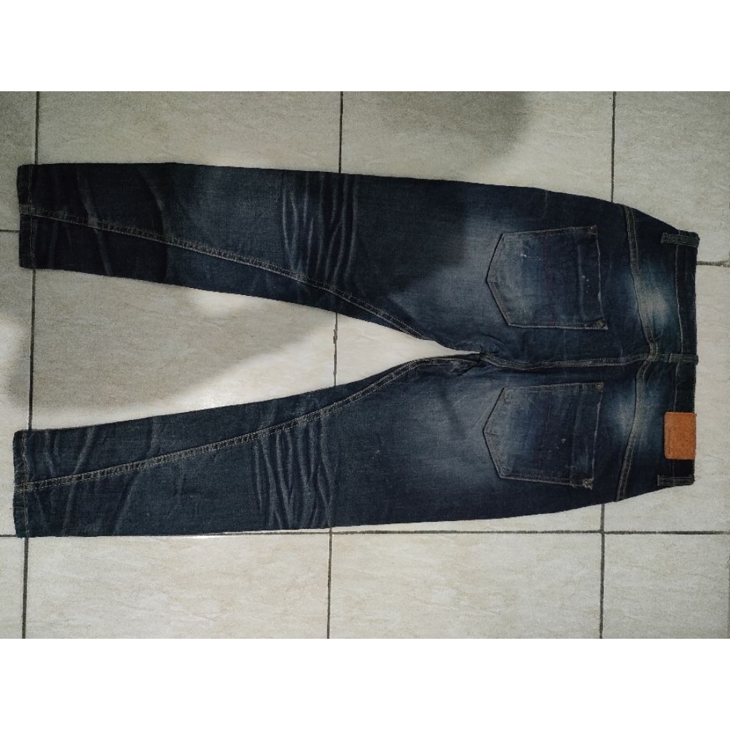 Celana Jeans fading fading unik
