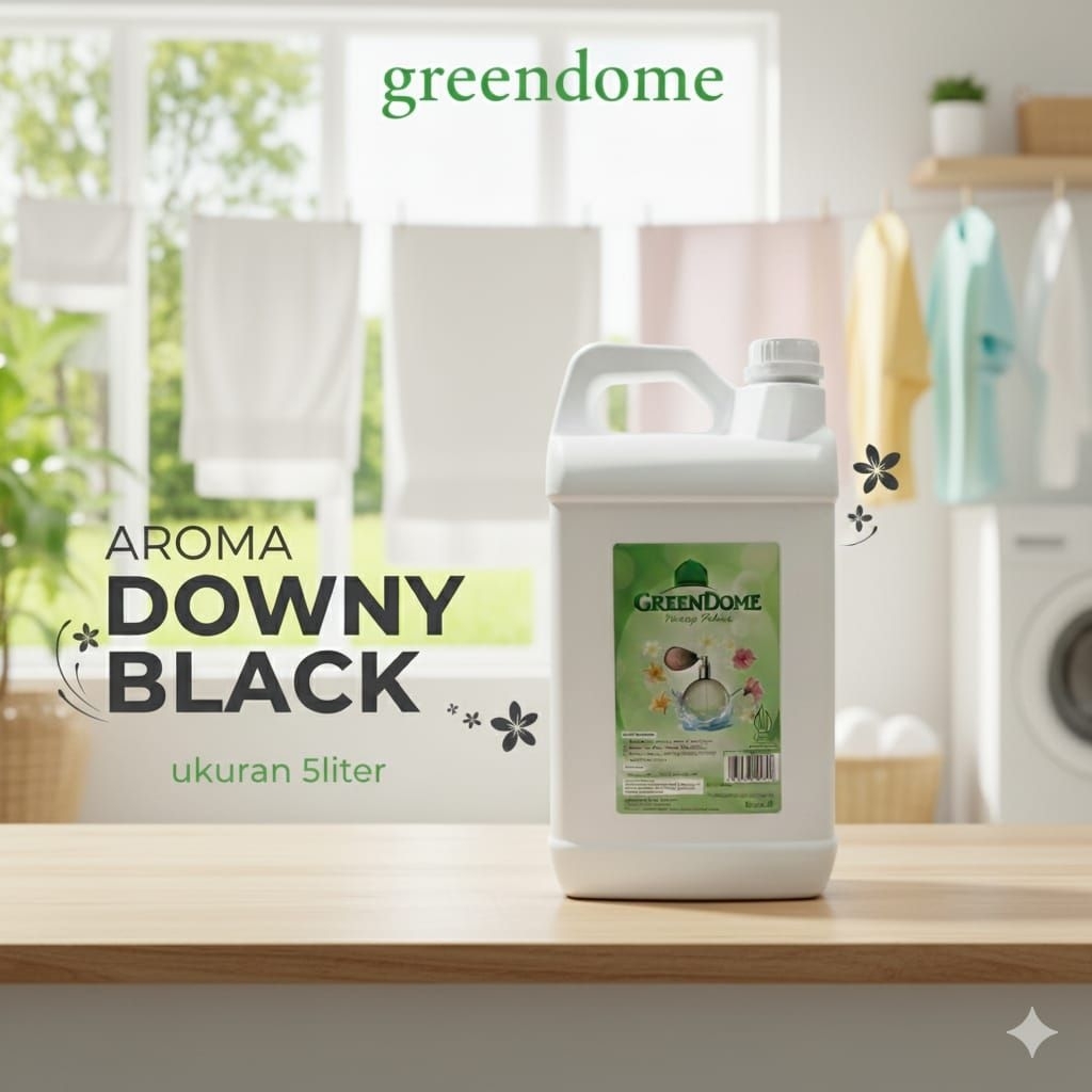 Parfum GreenDome 5 Liter – Pewangi Pakaian Aroma Downy Black