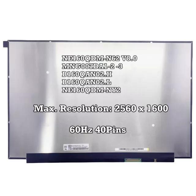 Layar Led Lcd Laptop Advan Pixelwar Laptop Gaming 16.0 Inch NE160QDM-N62 NE160QDM-NY2