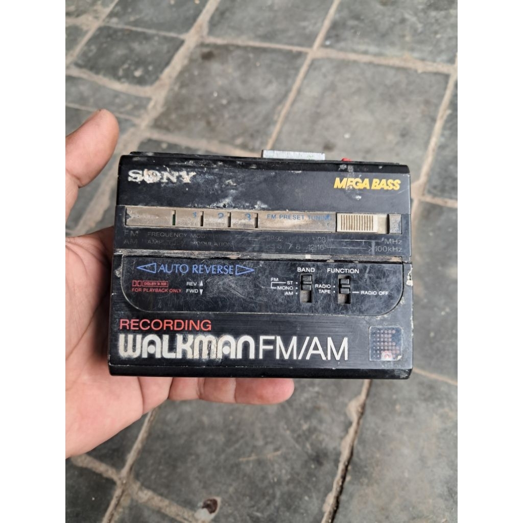 Walkman Sony AF67 / BF67 FM AM jadul off bahan