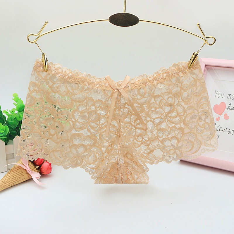 Lingerie Women Brief Lace Celana Dalam Wanita Renda Transparan L005