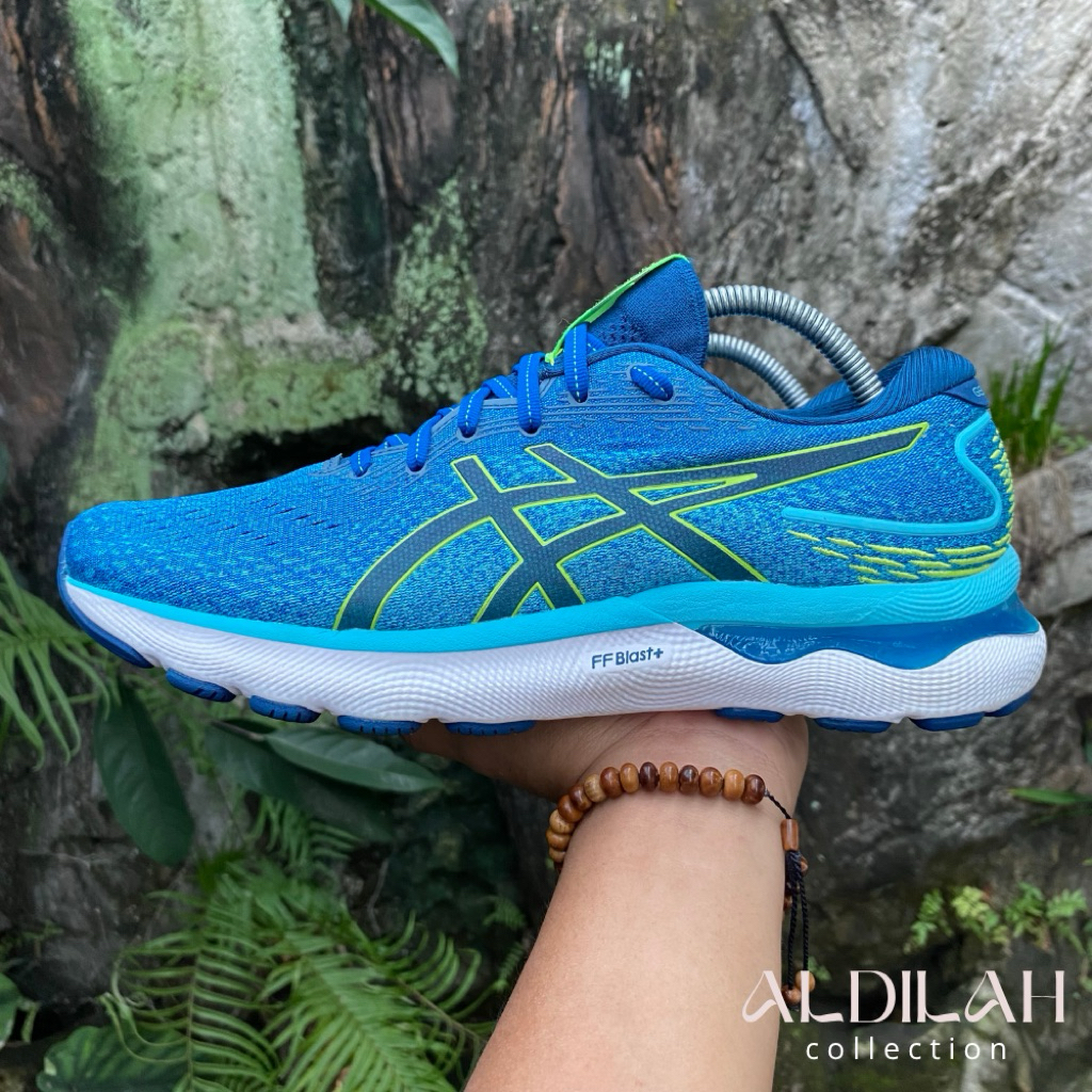 ASICS Gel Nimbus 24 'Lake Drive Hazard Green' Size 42.5 (27cm)