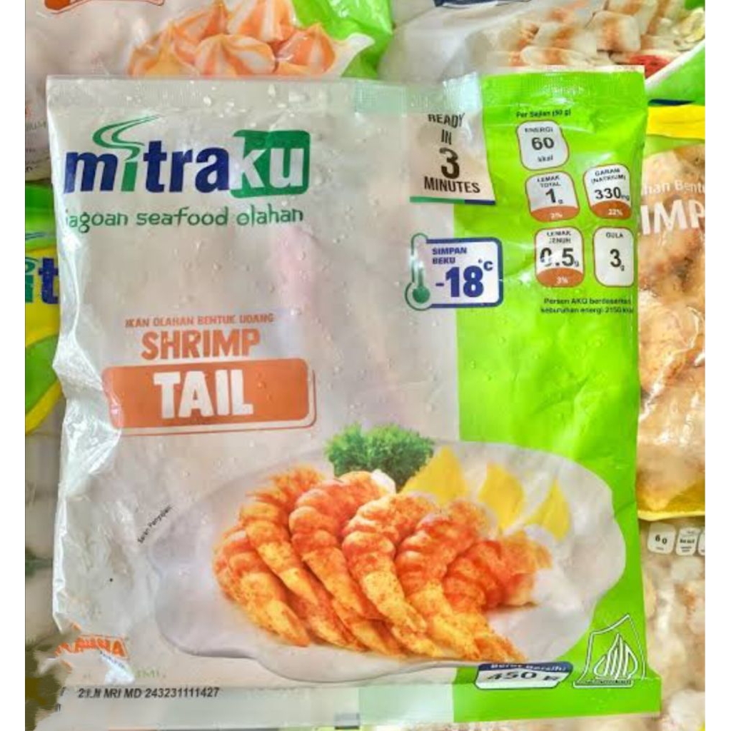 Mitraku Shrimp Tail 450 gram