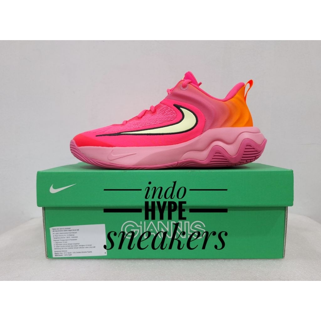 Giannis Immortality 4 HYPER PINK ORANGE (GS)