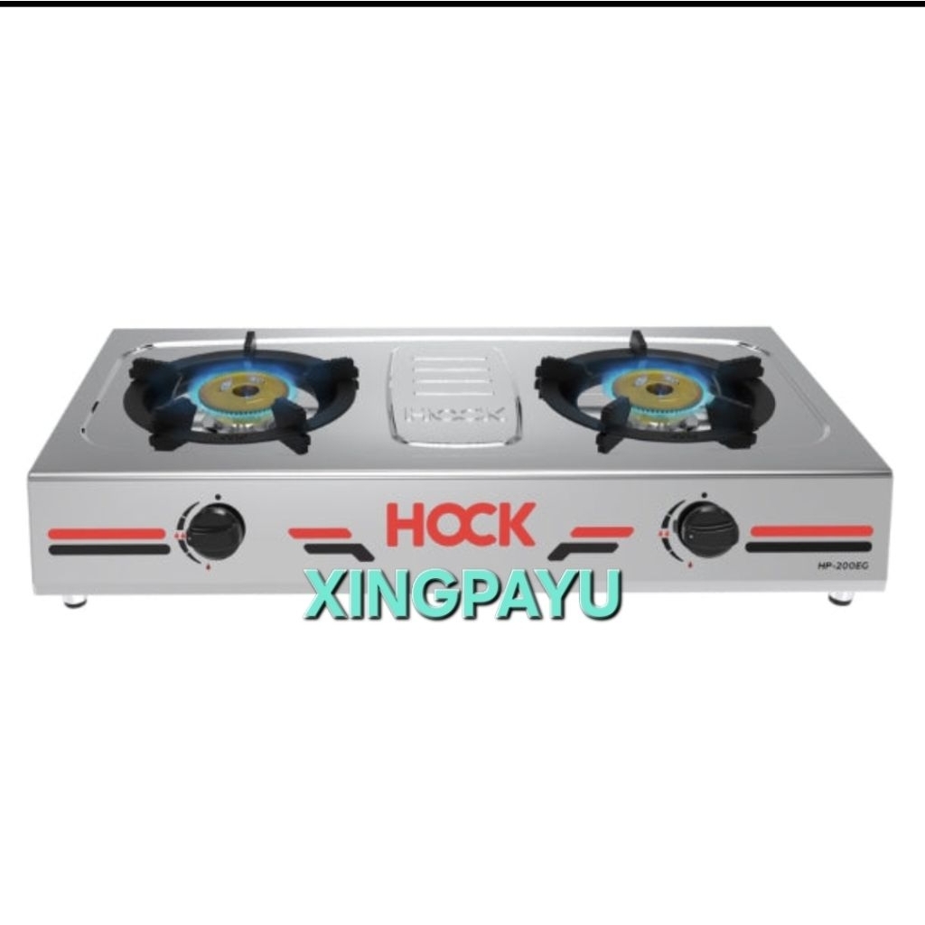Kompor Gas 2 Tungku HOCK 200 EG