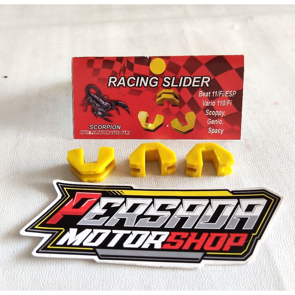 Slider racing Scorpion BEAT  / FI /  ESP / SCOOPY / VARIO 110  ORIGINAL
