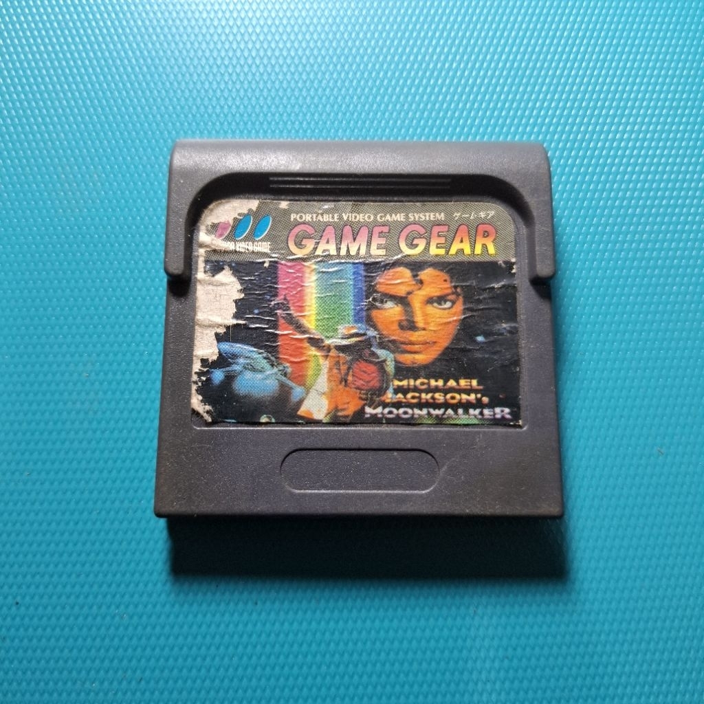 Kaset Sega Game Gear Michael Jackson Moonwalker Second