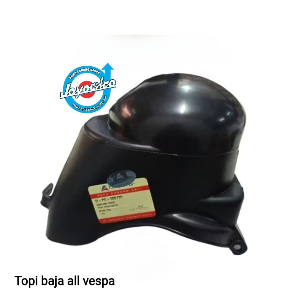 Topi baja cover tutup buring cylinder blok vespa super sprint ps px exclusive excel danmotor