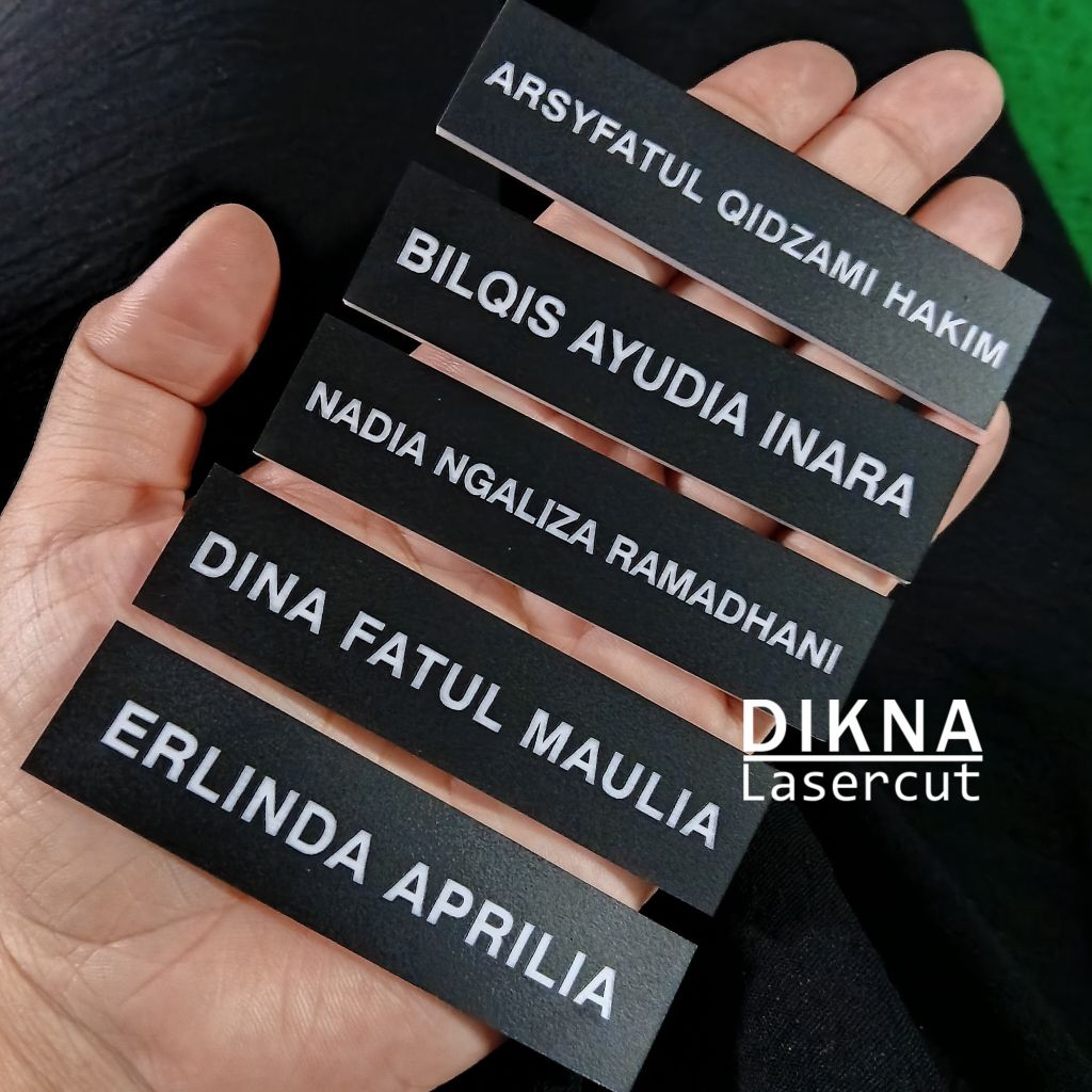 Name Tag Grafir  Doff Nama Dada / Nama dada PNS ASN Dll
