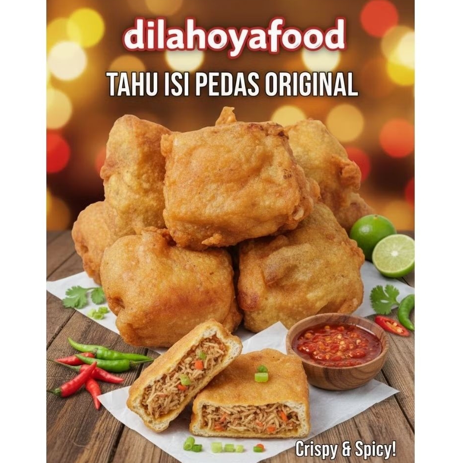 TAHU ISI PEDAS JELETOT TAHU ISI AYAM PEDAS MATANG
