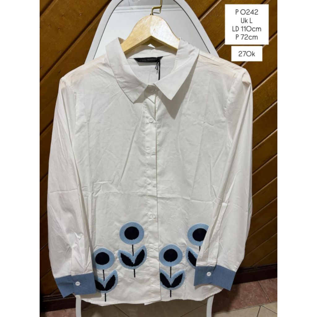 kemeja putih zara