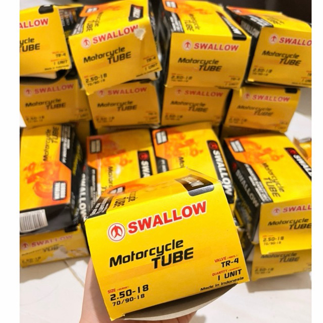 BAN DALAM DALEM MOTOR RING 18 (250-18) MERK SWALOW SWALLOW