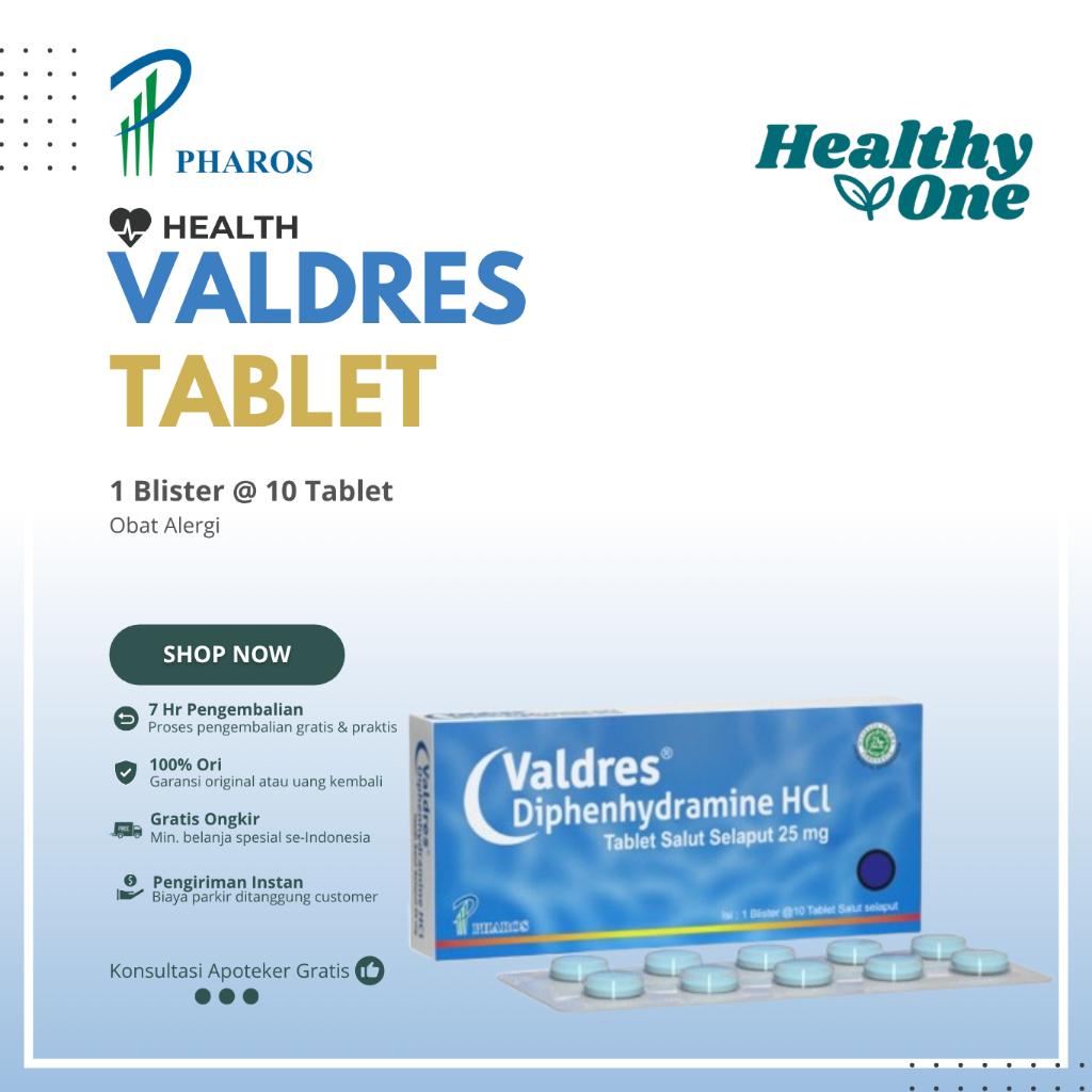 Valdres 1 blister @10 tablet