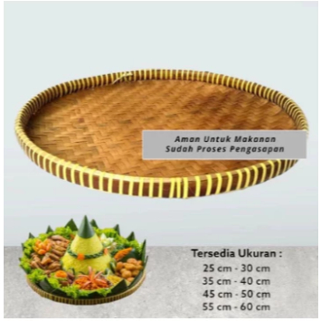 TAMPAH BAMBU NAMPAN NYIRU TUMPENG ANYAMAN