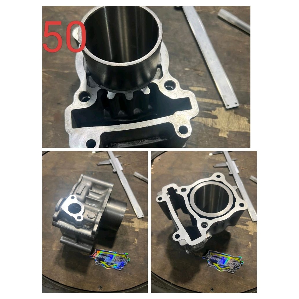 blok vixion 150 jupiter mx bore up liner 68 bisa untuk piston 61 62 63 64 65