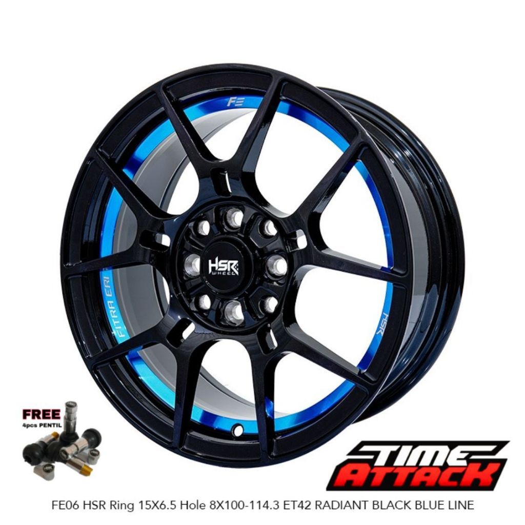 Velg Mobil Etios Ring 15 HSR WHEEL Tipe Fe06 Velg Hsr R15