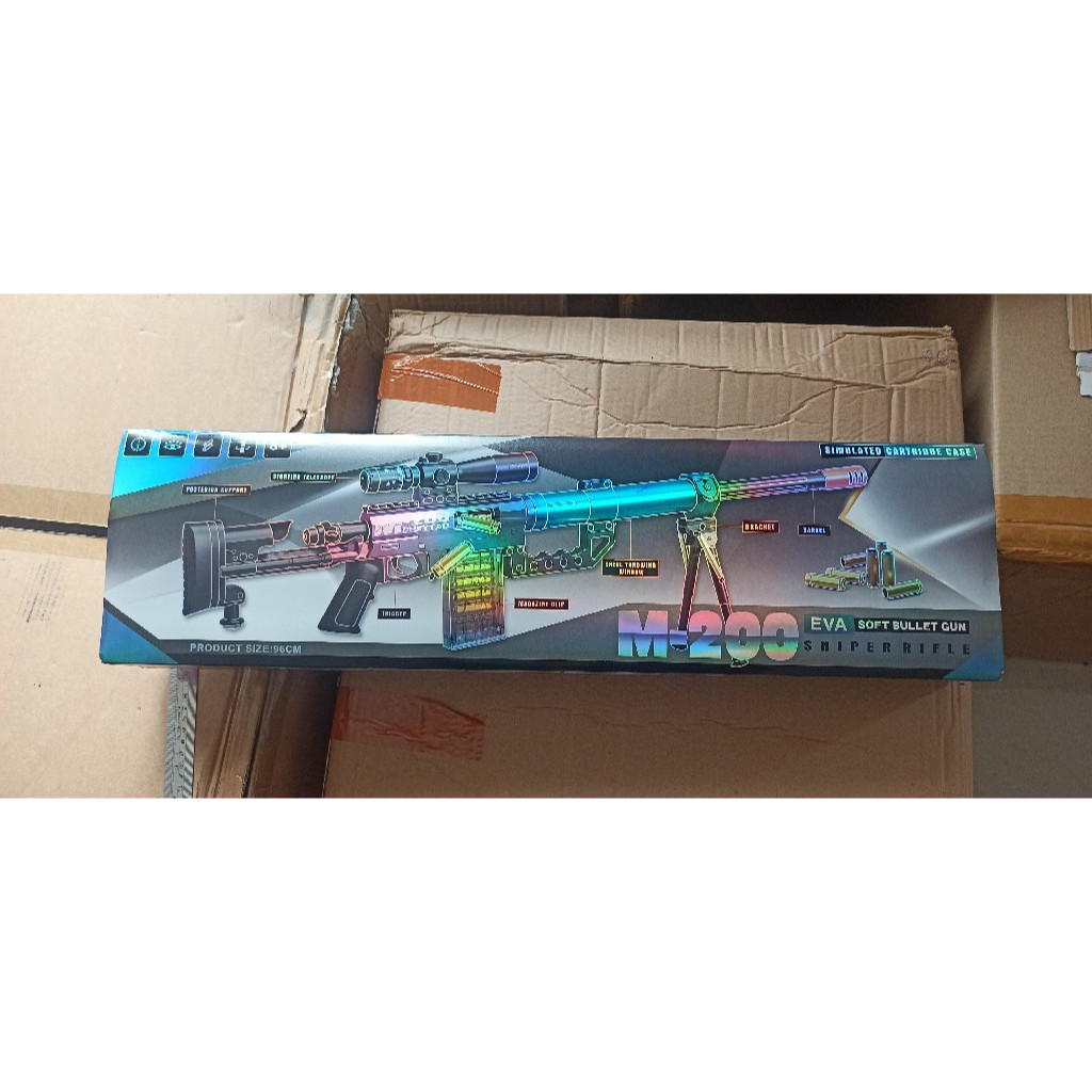 Soft Bullet Gunn M-200 Sniper Rifle