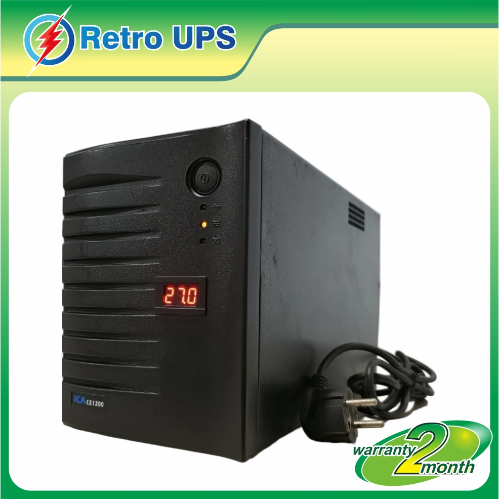 Fish Yummy Paket Backup Listrik Server Wifi Rt Rw Net Ups Modif Ica 1200Va 600Watt + Baterai Lifepo4
