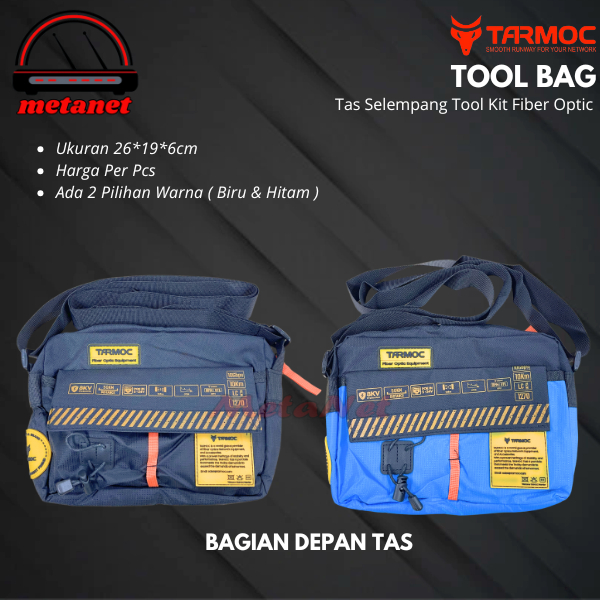 Tarmoc Tool Bag | Tas Selempang FTTH Tool Kit Fiber Optic