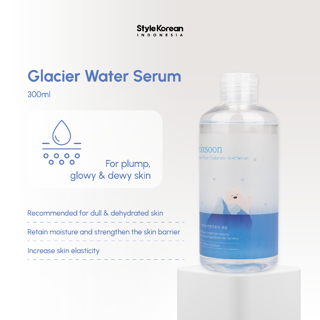 MIXSOON Glacier Water Hyaluronic Acid Serum 300ml