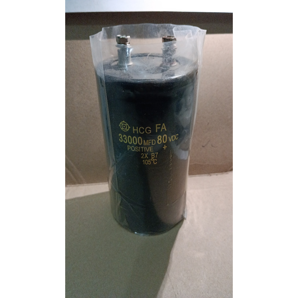 6053 kapasitor elco 3300mfd 3300 mfd uf 3300uf 80vdc 80 vdc 80v