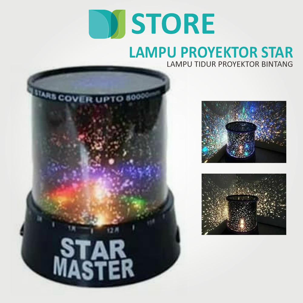 Lampu Tidur Proyektor Bintang / Lampu Tidur Star Master Bintang