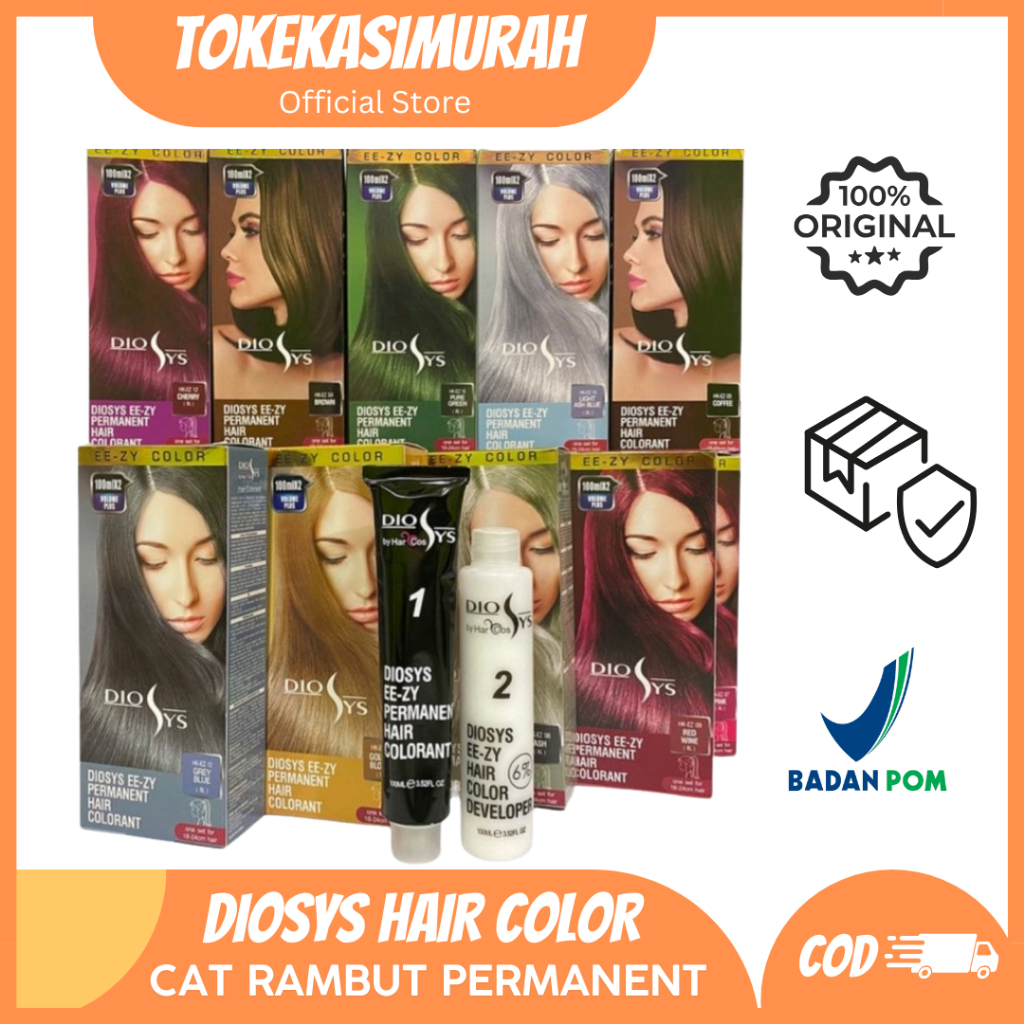 Cat Rambut Dyosis Permanent Hair Color - Pewarna Rambut - TOKEKASIMURAH