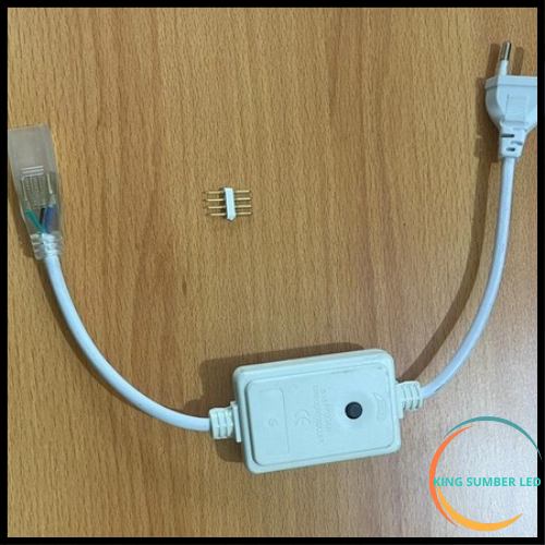 Soket Lampu Selang Rgb Led 5050 X16 Variasi Runing 4pin / 4jalur