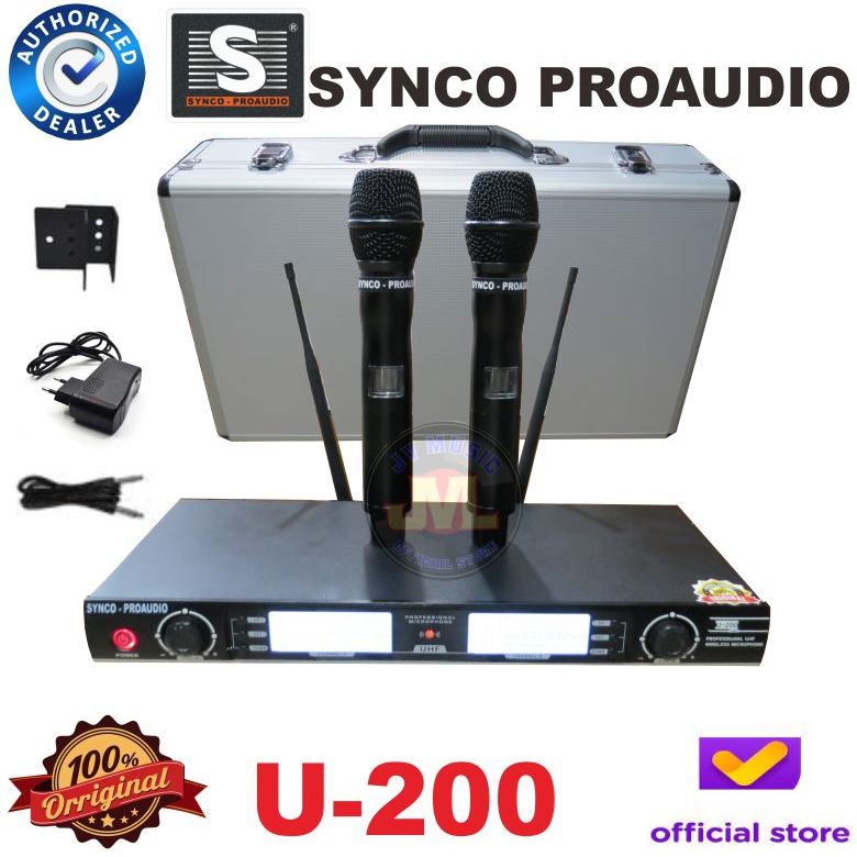 Synco Proaudio U200 2-Channel Mikrofon Wireless UHF Synco Proaudio U-200